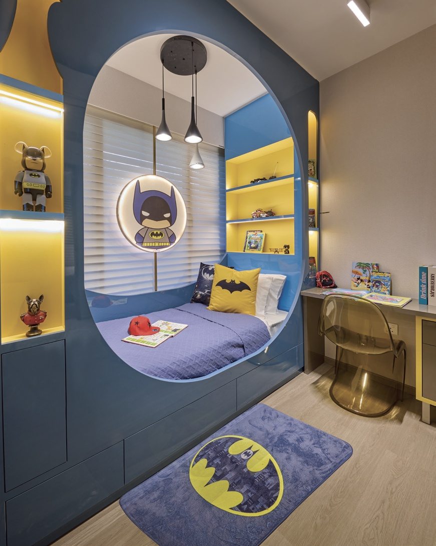 Tengah Garden Residences showflat bedroom interior with forest view